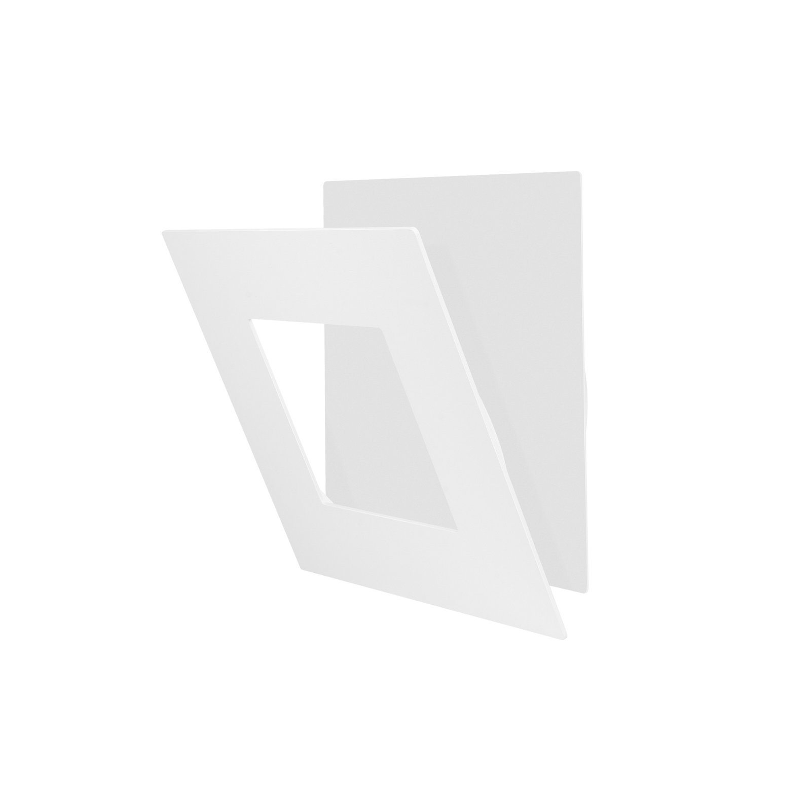 Applique LED métal blanc