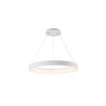 Suspension LED métal blanc
