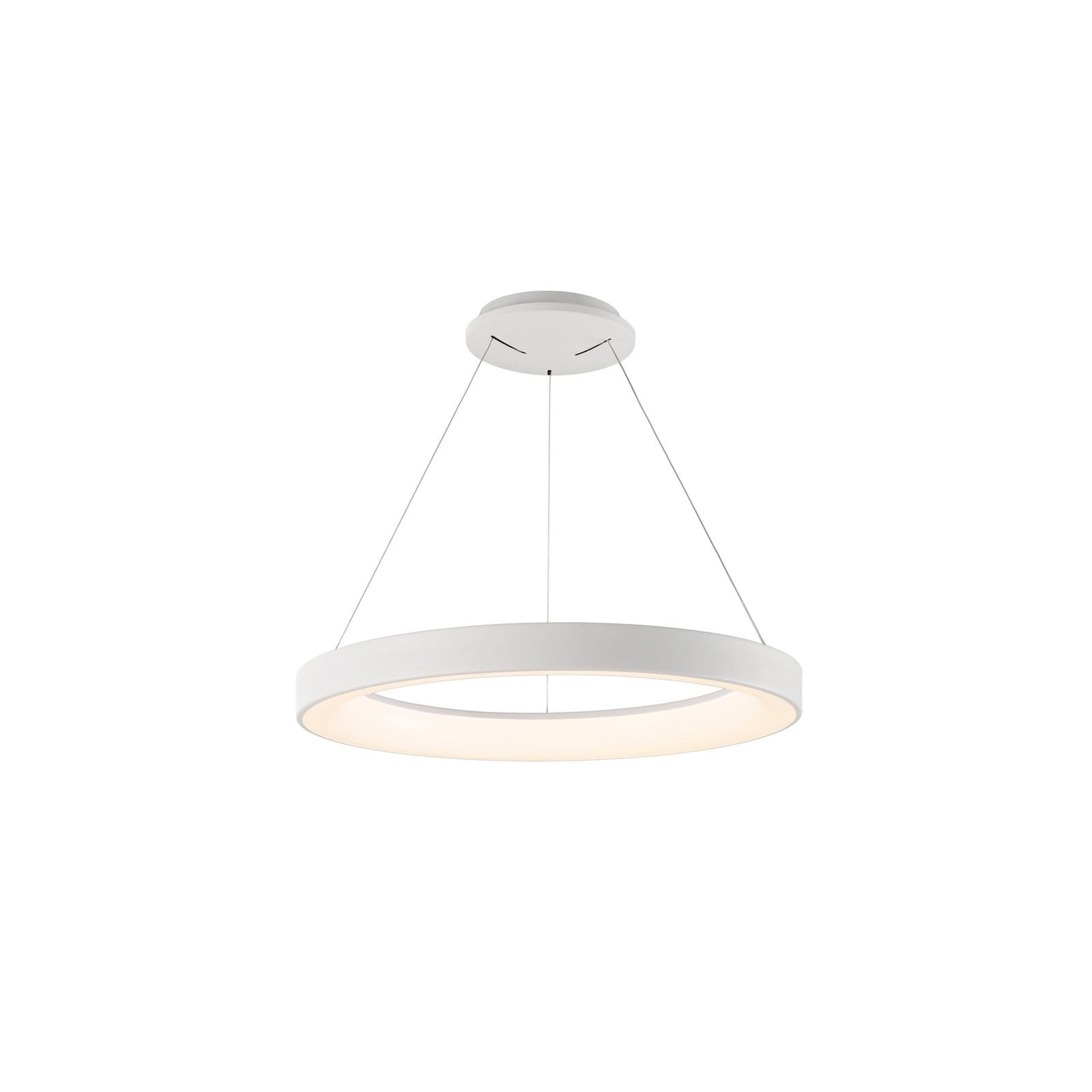 Suspension LED métal blanc