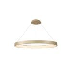 Suspension LED métal doré