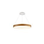 Suspension LED métal bois