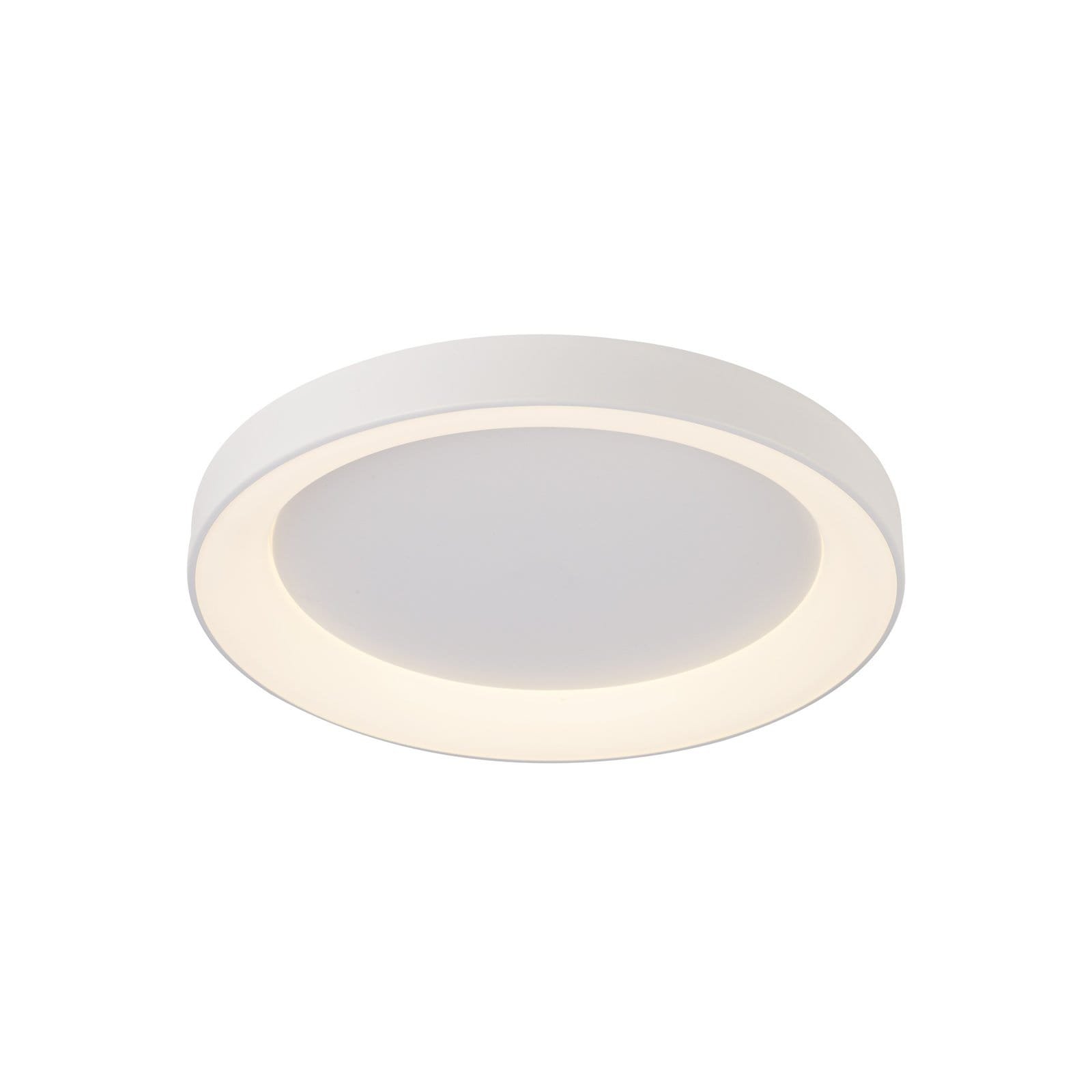 Plafonnier métal blanc