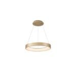 Suspension LED métal doré
