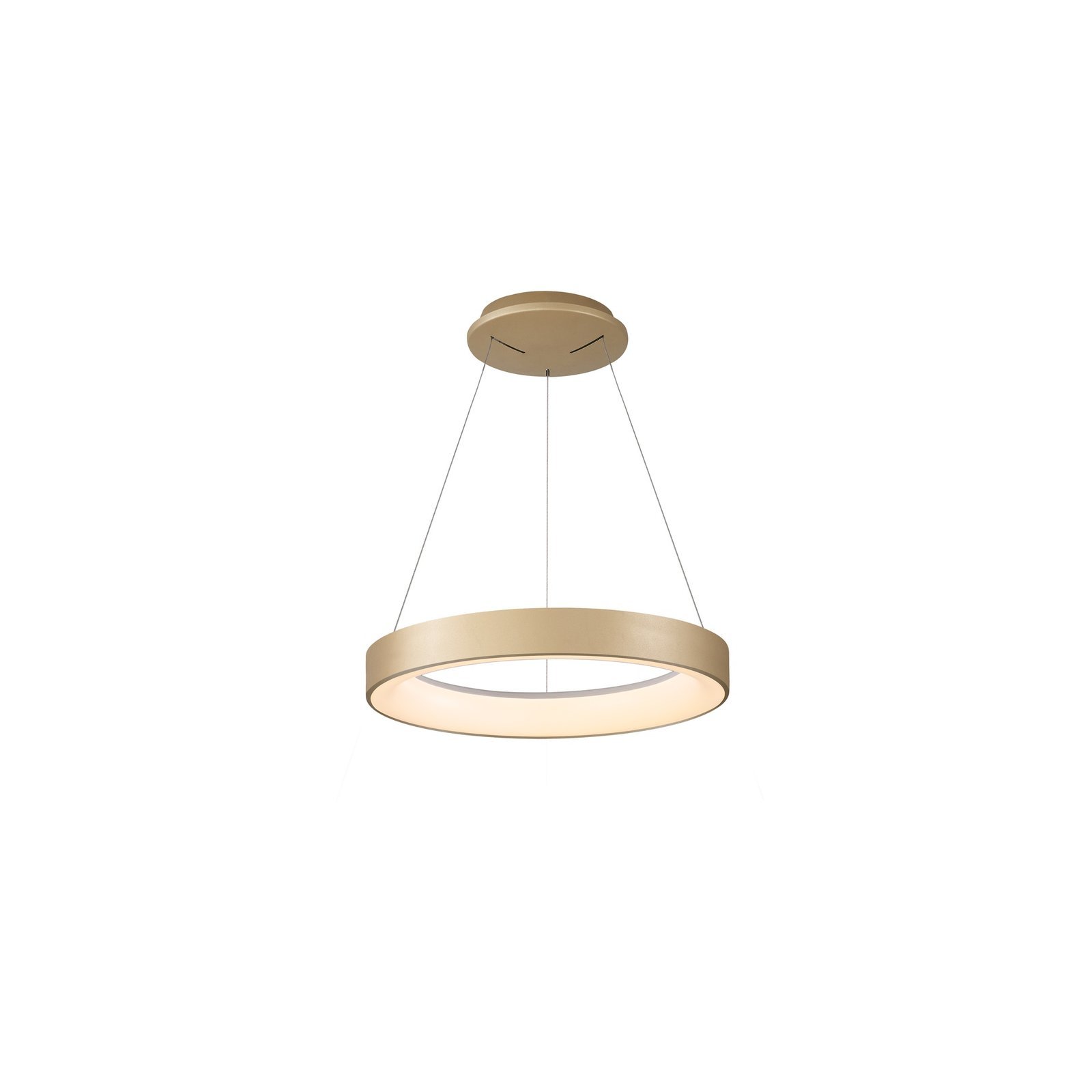 Suspension LED métal doré