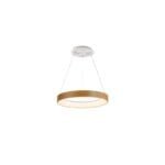 Suspension LED métal bois