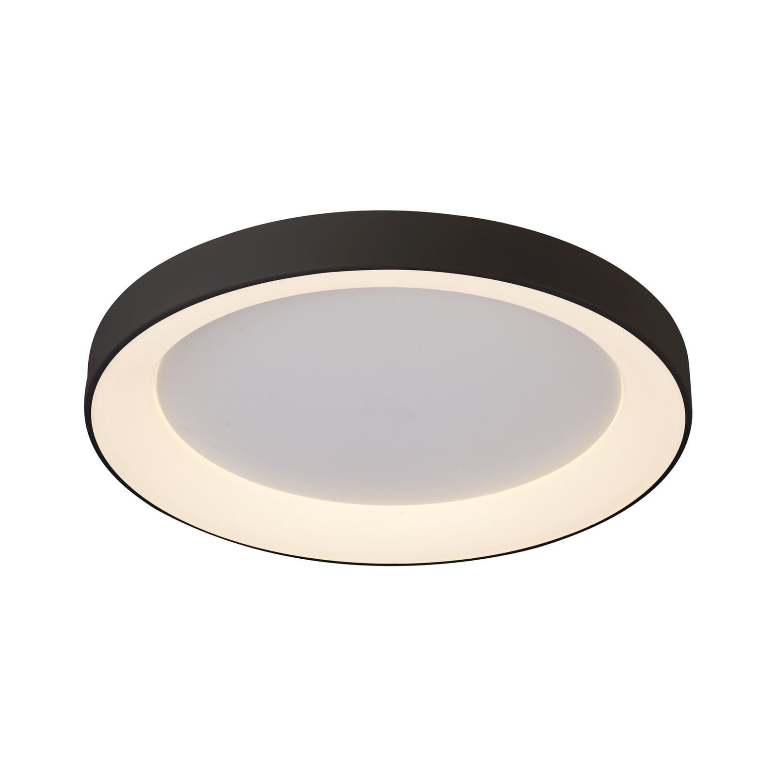 Plafonnier LED métal noir