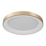 Plafonnier LED métal doré
