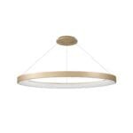 Suspension LED métal doré