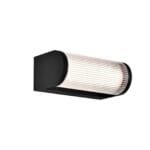 Applique LED aluminium noir