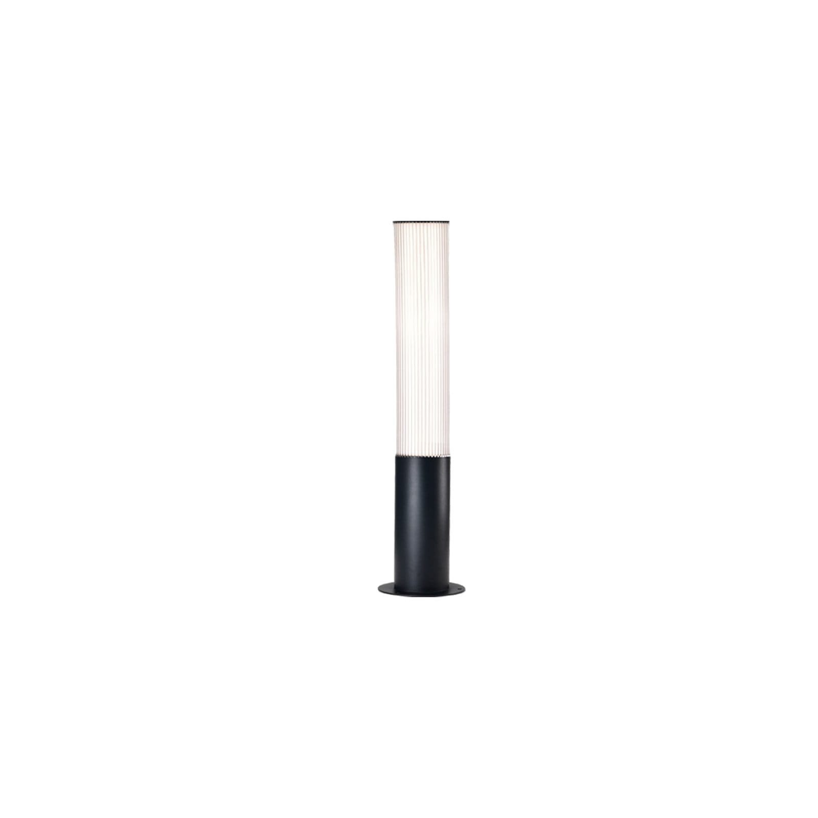Borne LED aluminium noir
