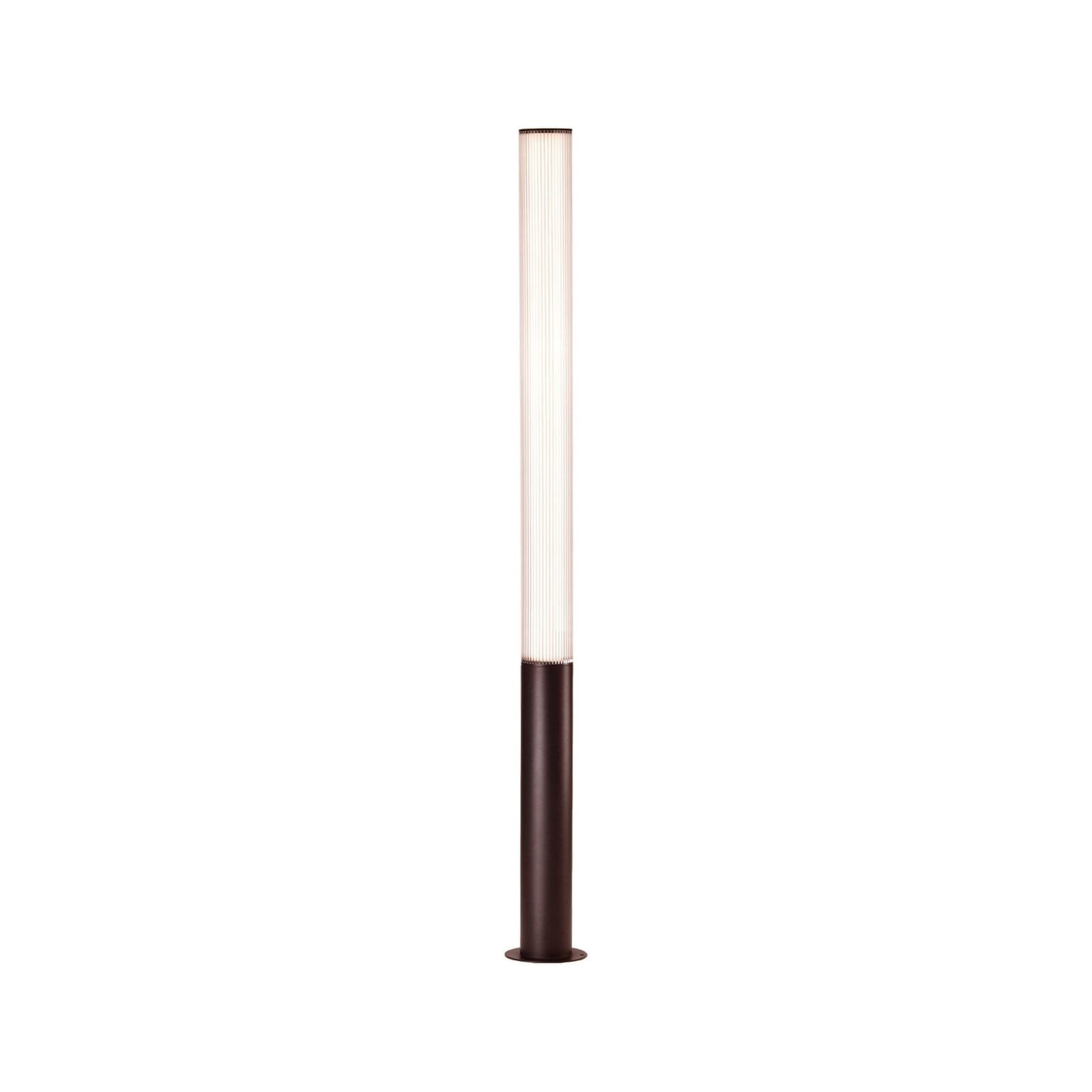 Borne LED aluminium rouille