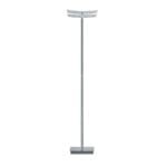 Lampadaire LED métal nickel