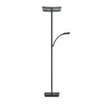 Lampadaire LED avec liseuse métal anthracite