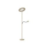 Lampadaire LED avec liseuse métal sable