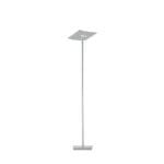 Lampadaire LED métal nickel